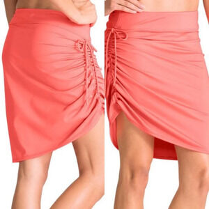 Athleta Coral Sunset Celine Cinch Skirt size small